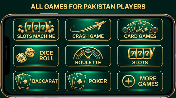 Main screen of halalspin games page for PK players